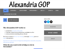 Tablet Screenshot of alexgop.org